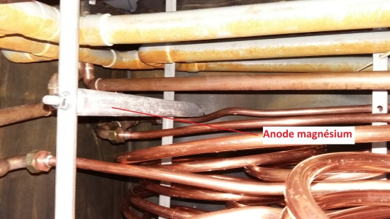 Anode magnésium